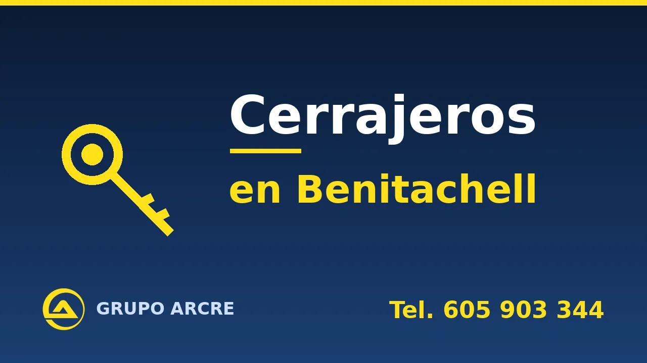 Cerrajería profesional en Benitachell
